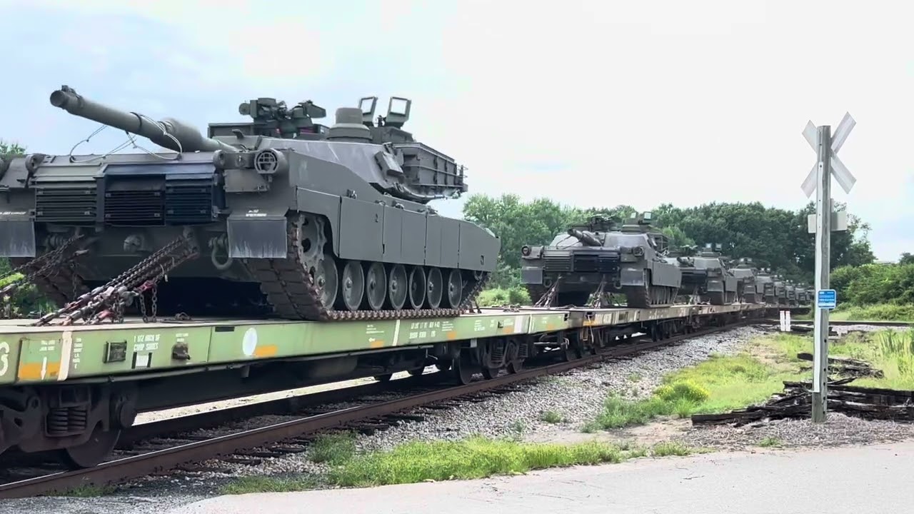 Military Train Led by NS 8104 Lehigh Valley Heritage Unit