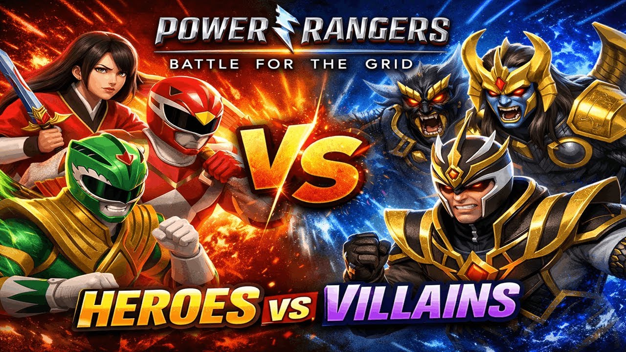 Power Rangers Tommy Oliva, Lauren, Ryu Crimson hawk ranger vs lord darkkon, Dia chi, Golder