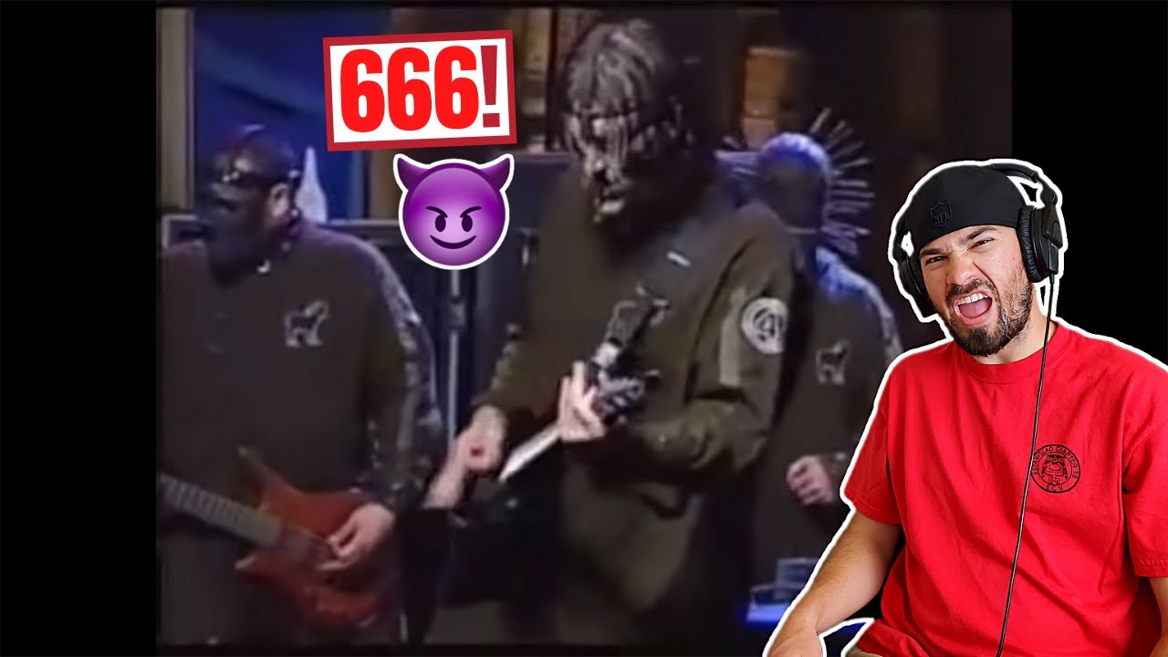 Реакция рэпера на SLIPKNOT!! — The Heretic Anthem (концерт на Conan)
