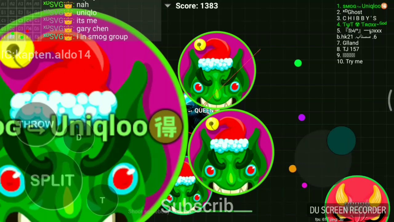 Blob. Io di mode crazy raja blob. Io team clan #blobio #crazy