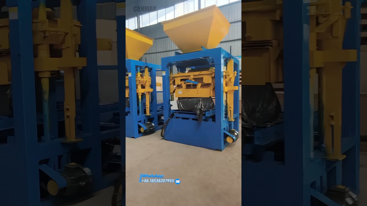QT4-24/QT4-26 concrete block machine production finished and shipped to Africa #blockmachine