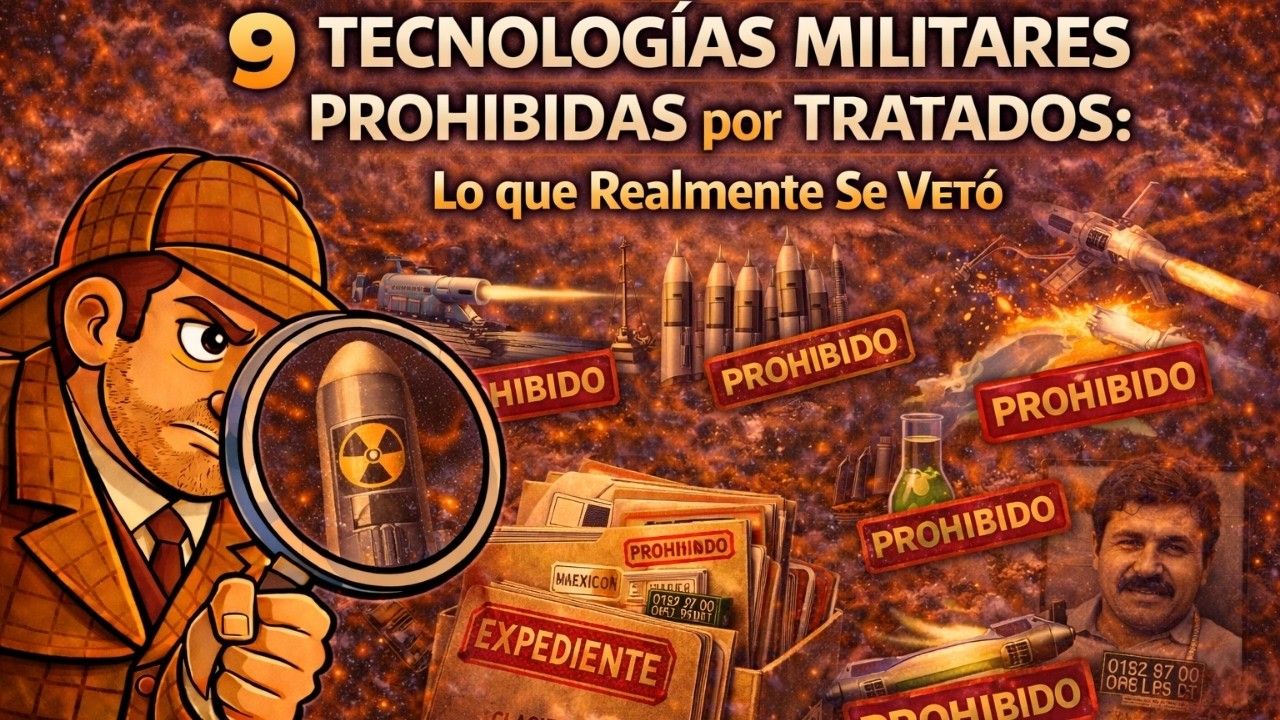 9 Tecnologías Militares Prohibidas por Tratados: Lo que Realmente Se Vetó