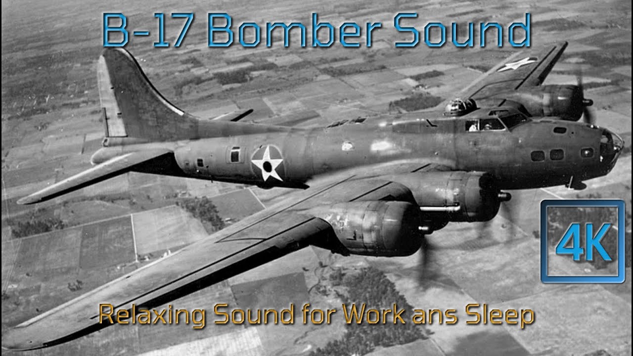 B17 Bomber Sound for Dramatically Relaxing or Sleeping | ASMR Sound #airplane #asmrsounds #relaxing