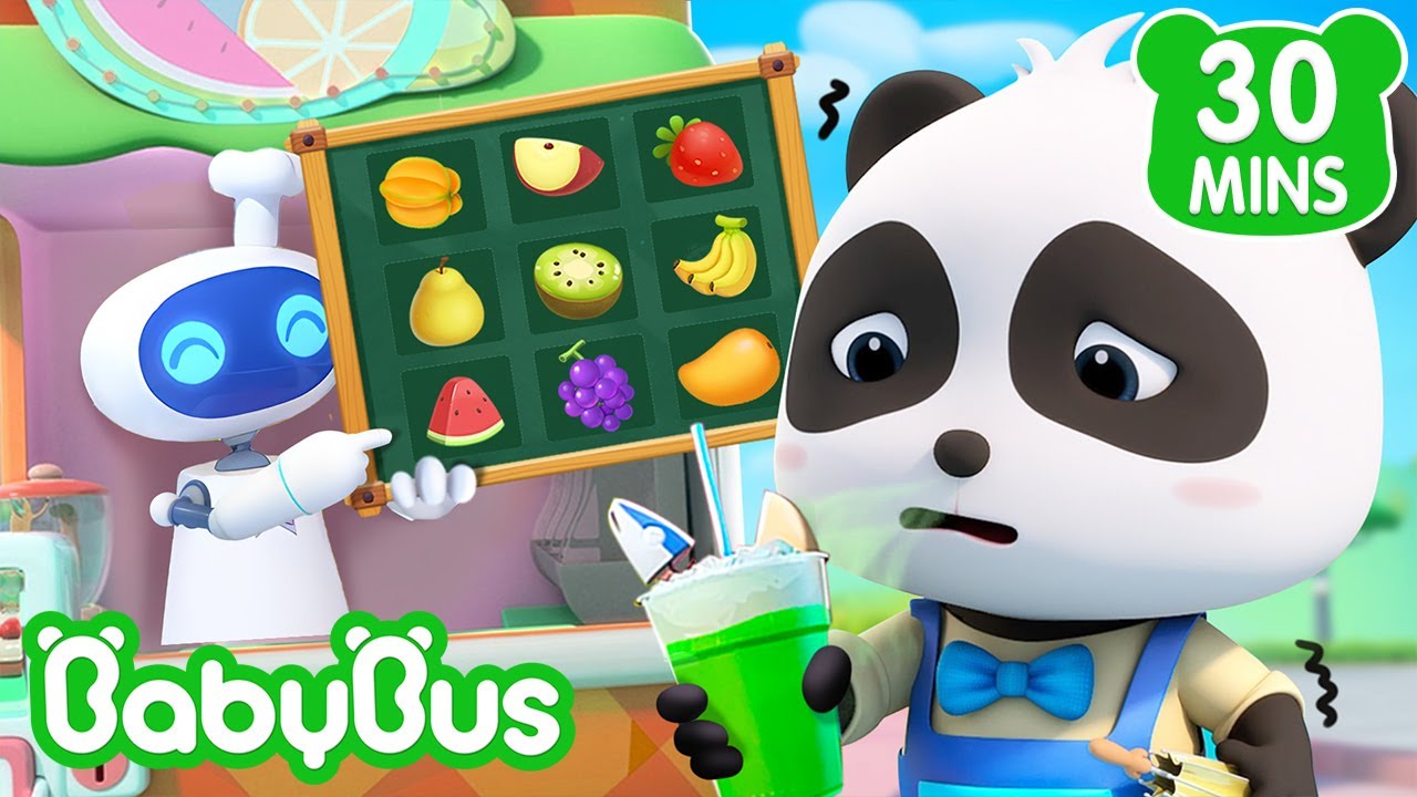 Máquina Estranha de Vender Suco | Aprender Cors | Músicas Infantis & Canções Infantis 🐼 por BabyBus