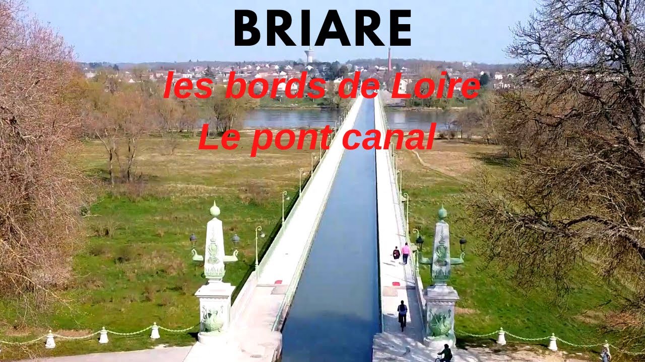 BRIARE - balade en vélo le long des bords de Loire, des canaux et du pont canal de Briare