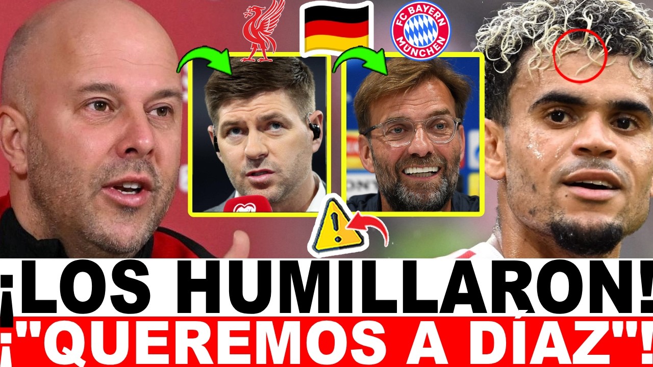 ¡ESCÁNDALO EN ANFIELD! Ferdinand y Gerrard DESTROZAN a Arne Slot por la salida de Luis Díaz