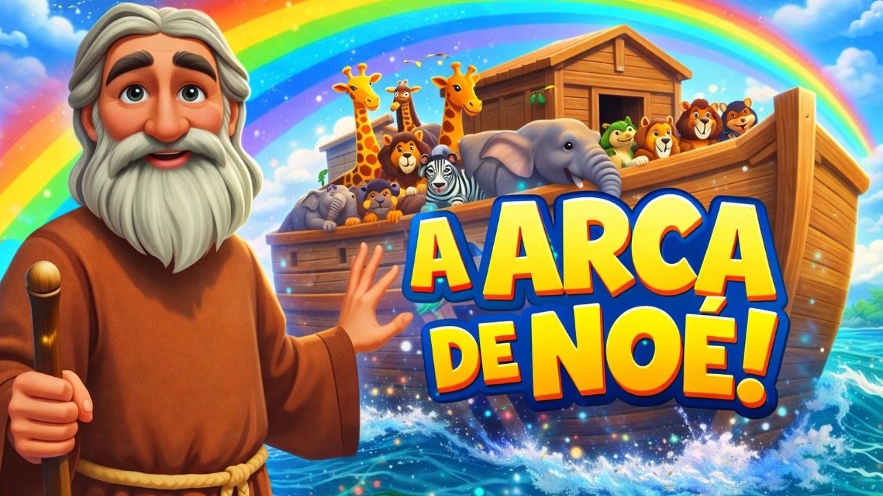 O segredo do arco-íris de Noé - ARCA DE NOÉ - HISSTÓRIA INFANTIL CRISTÃ
