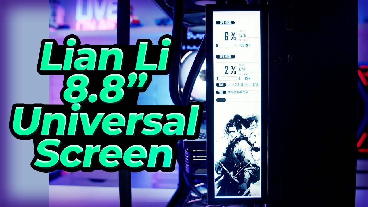 Lian Li 8.8” Universal Screen Overview
