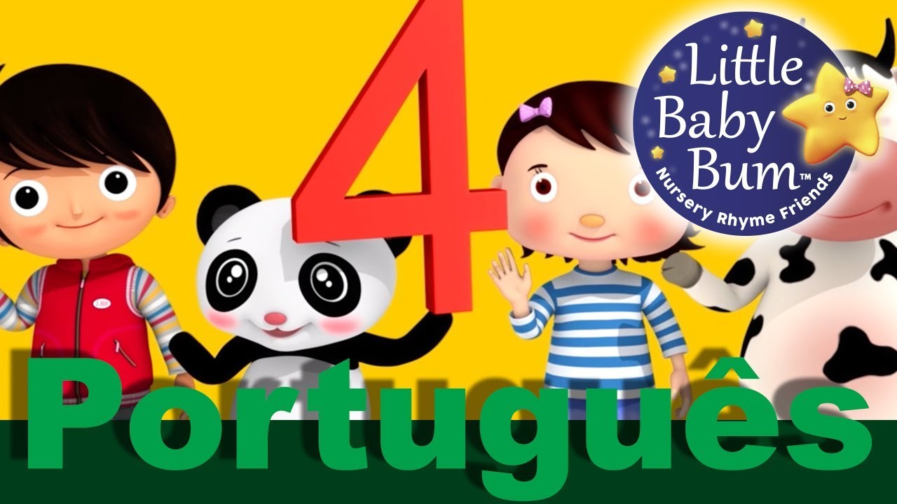 Canção do Número 4 | Canções infantis | LittleBabyBum