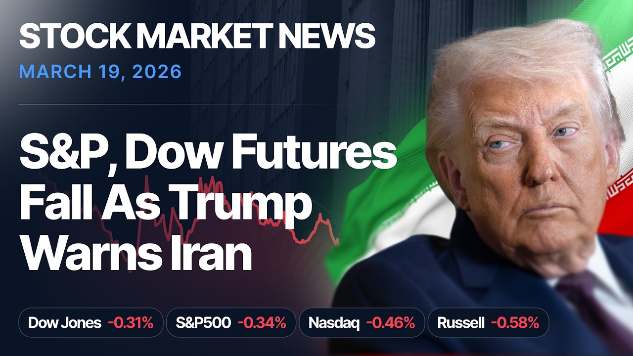 Фьючерсы на индексы S&P 500 и Dow Jones снижаются на фоне предупреждений Трампа о возможных удара...