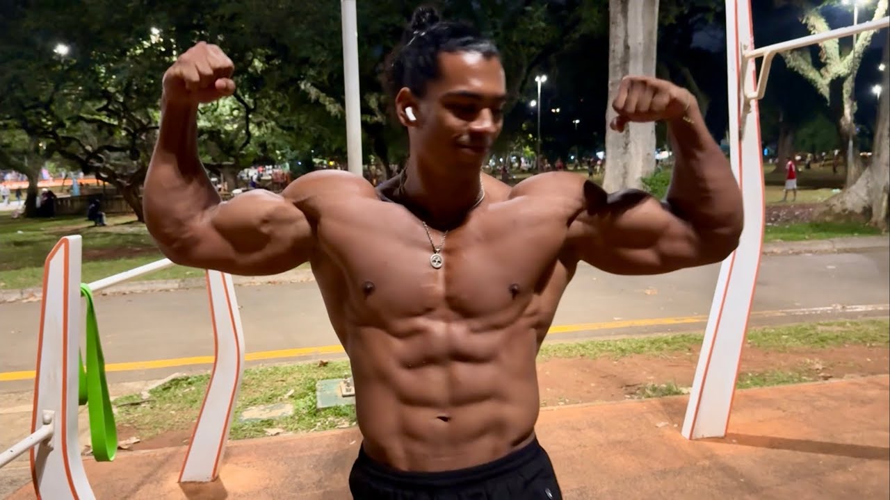 O Shape natural mais insano da calistenia | 400 flexões e 200 barras treino monstruoso (Broly) 