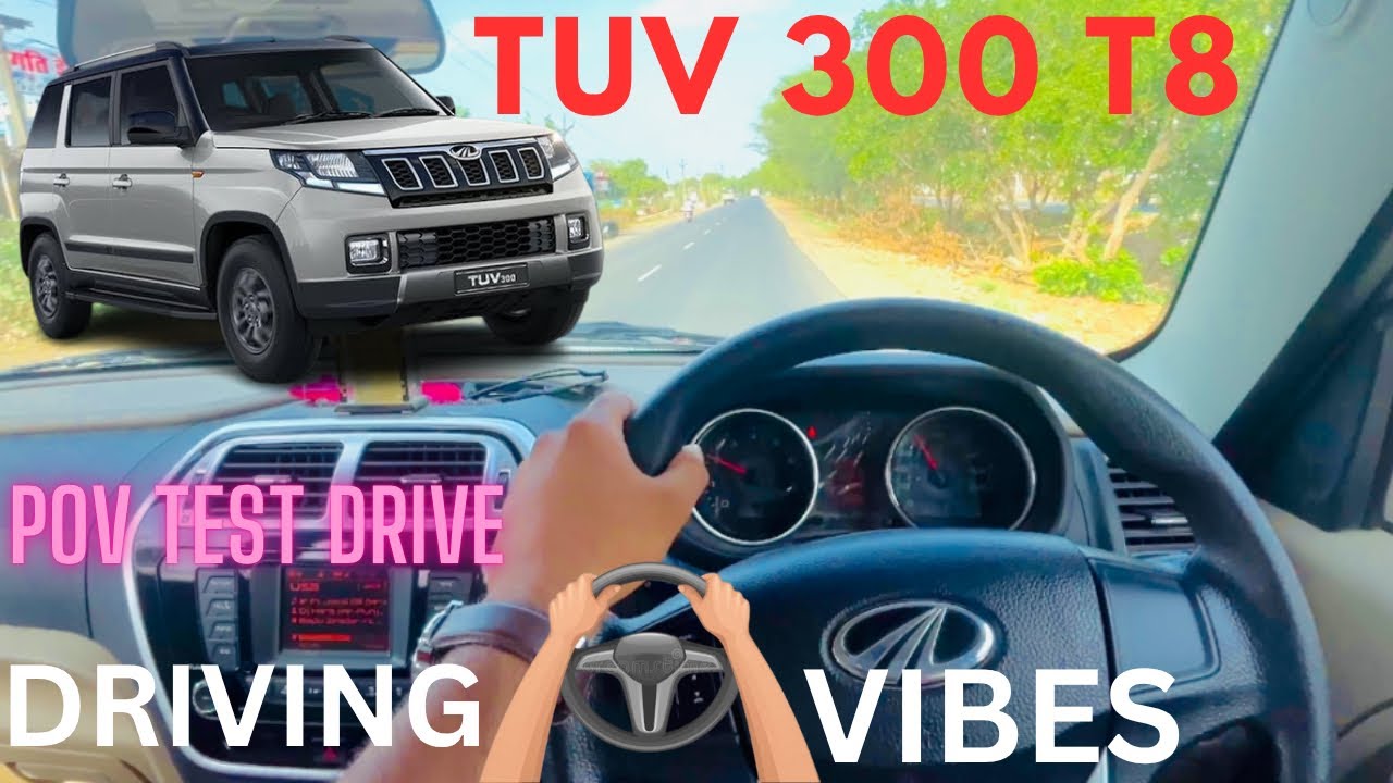 2018 MAHINDRA TUV 300T8 | 1.5L 100bhp | POV  Test Drive