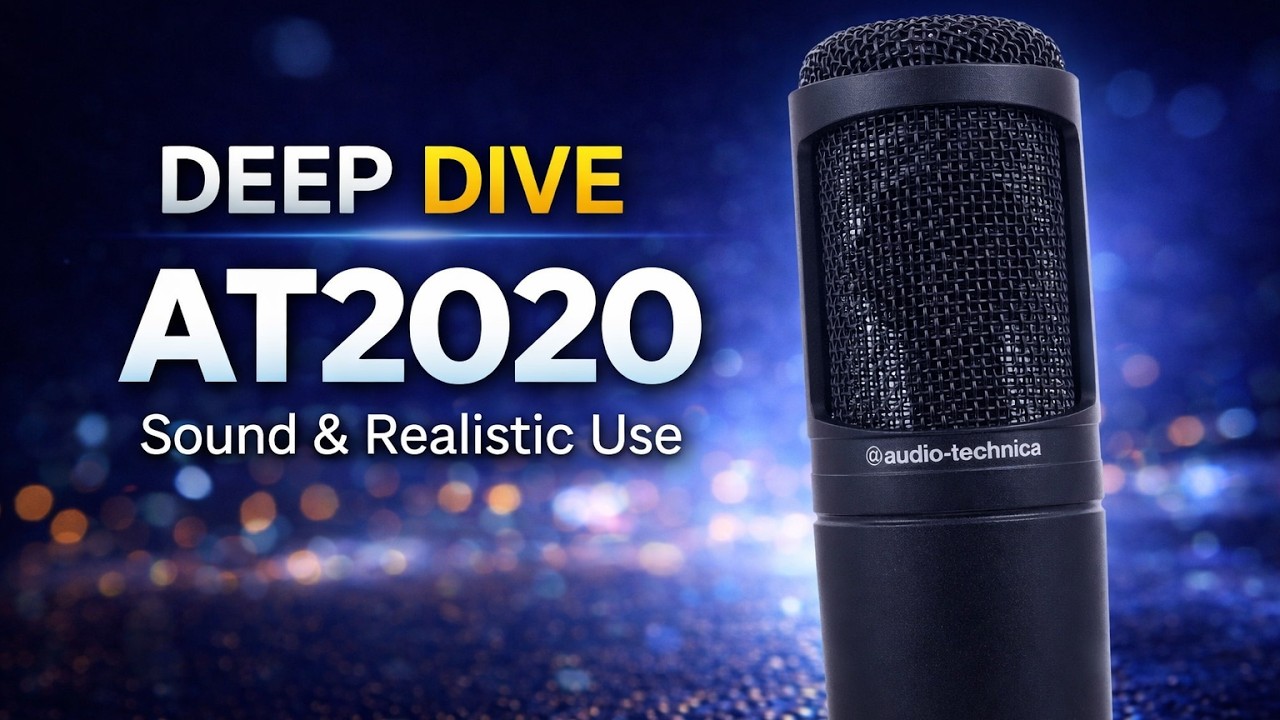 Audio-Technica AT2020 Sound Test | Dry vs Mix Explained