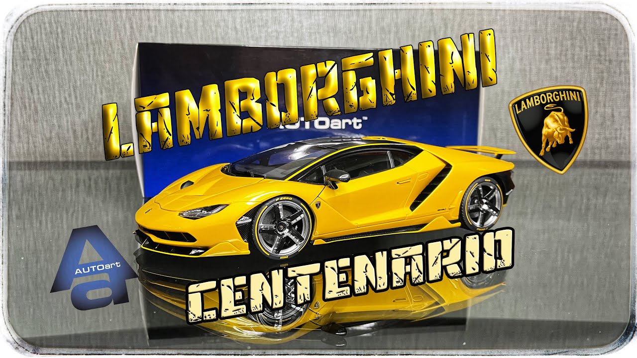 Lamborghini Centenario (New Giallo Orion/Metallic Yellow) •AUTOart• 1:18