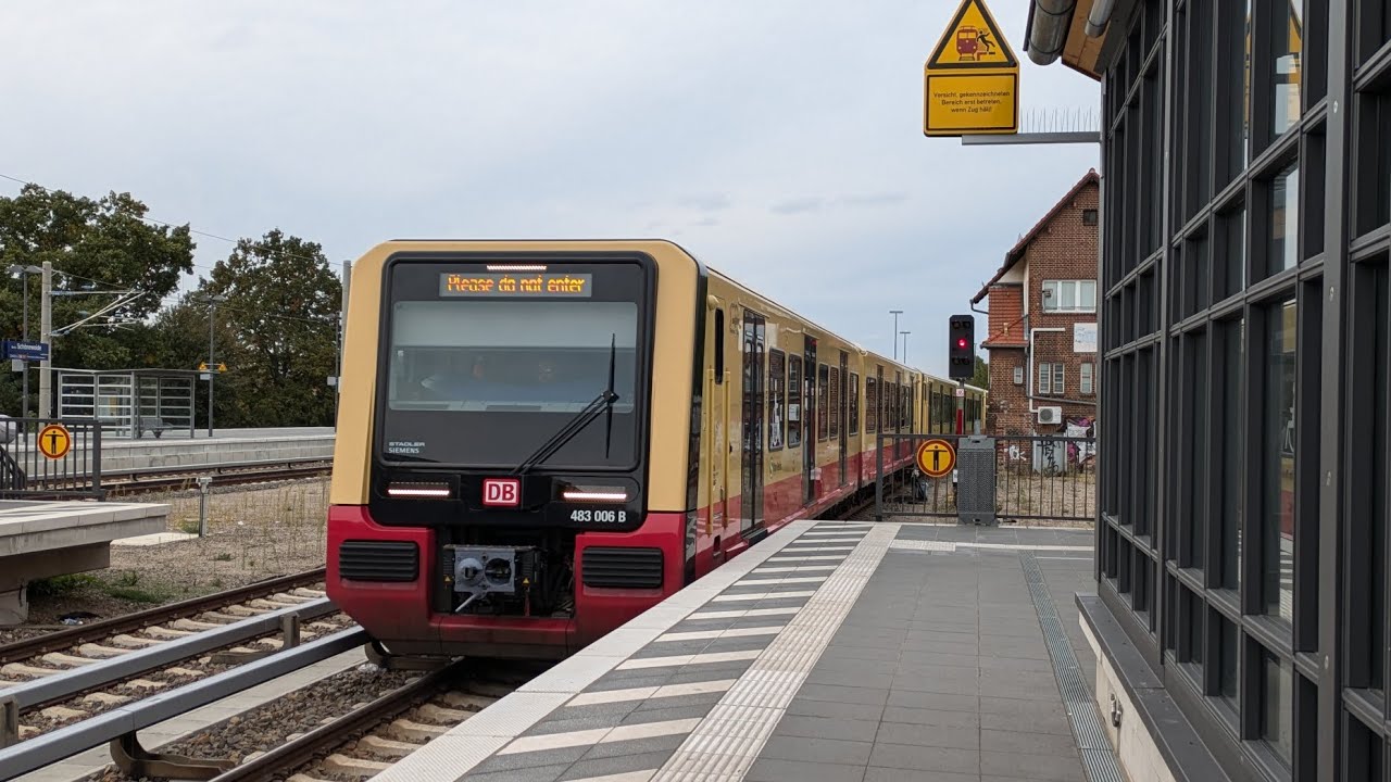S-Bahn Berlin|Mitfahrt in der BR483 auf der S8 von Schöneweide bis Nordbahnhof