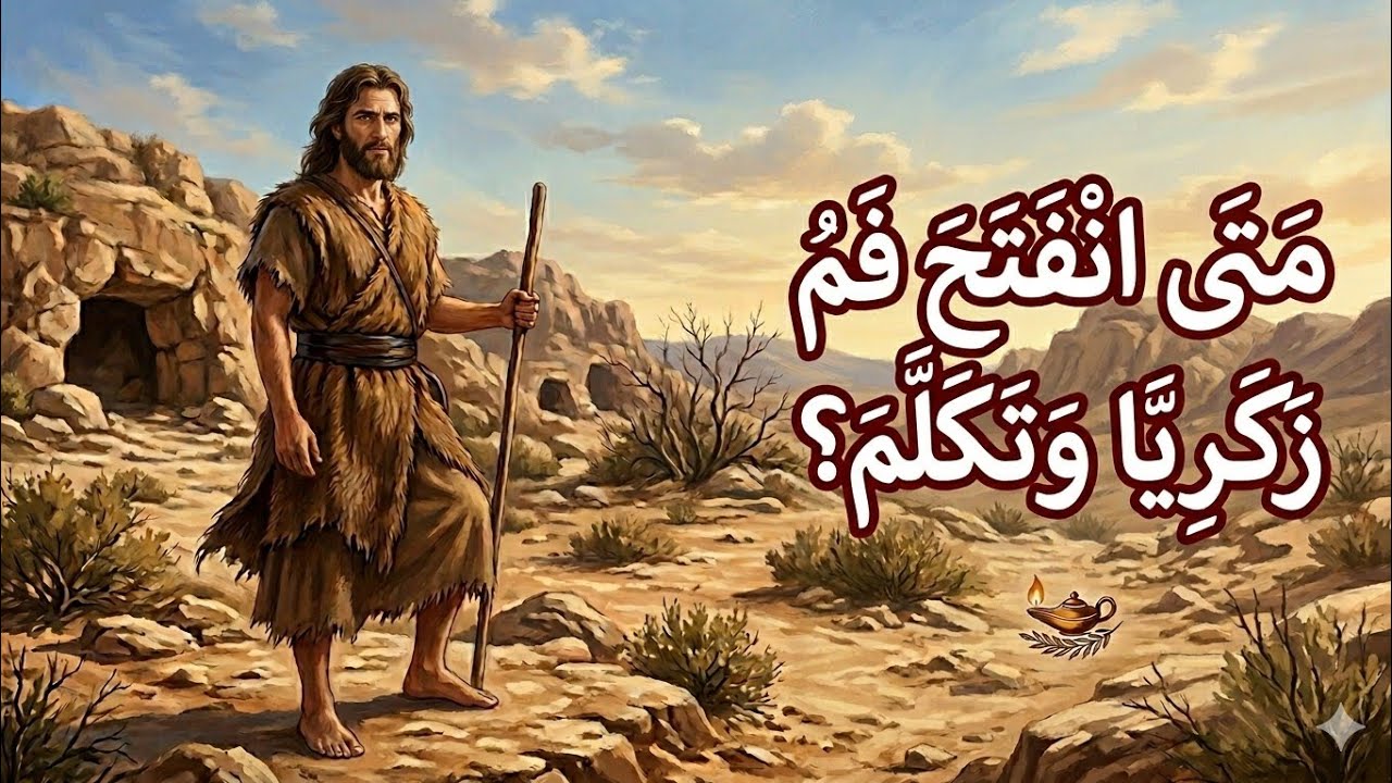 مسابقات عن يوحنا المعمدانْ أسئلة وأجوبة  قبل ميلاده والبشارة به حتى ظهوره وخدمته