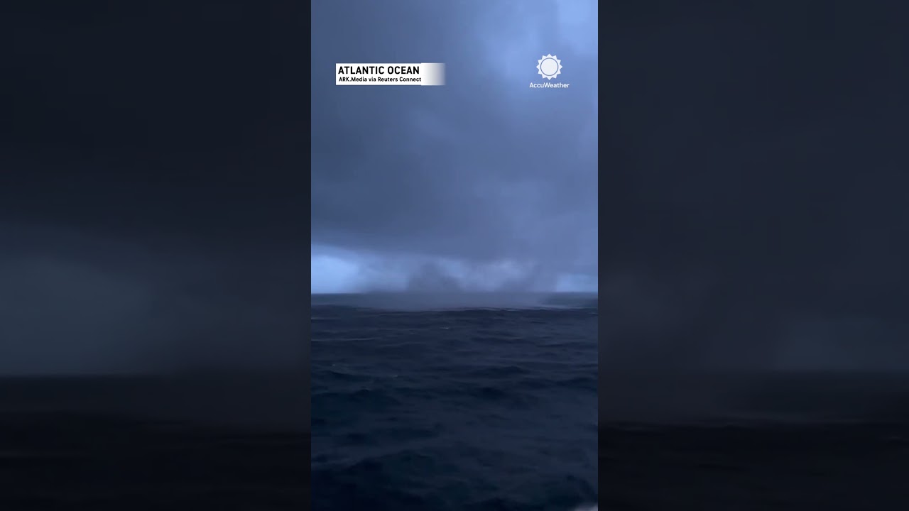 Terrifying Moments: Tornado Waterspout Strikes Cruise Ship