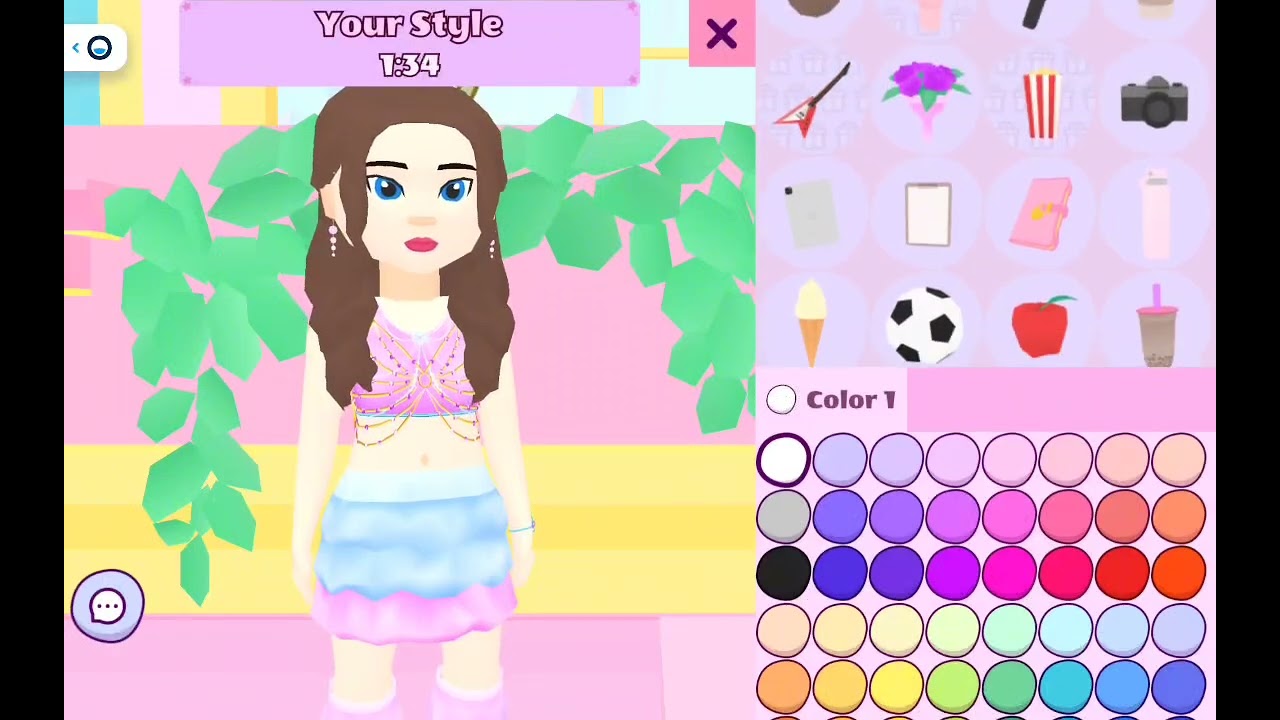 Only using the new items in VDU🍭🌸