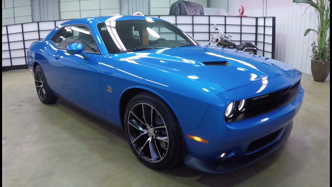 2015 Dodge Challenger RT Scat Pack | Blue | Leather | HEMI 392 | 17842