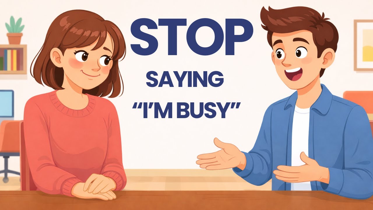 Stop Saying “I’m Busy” – Learn to Say No Politely in English