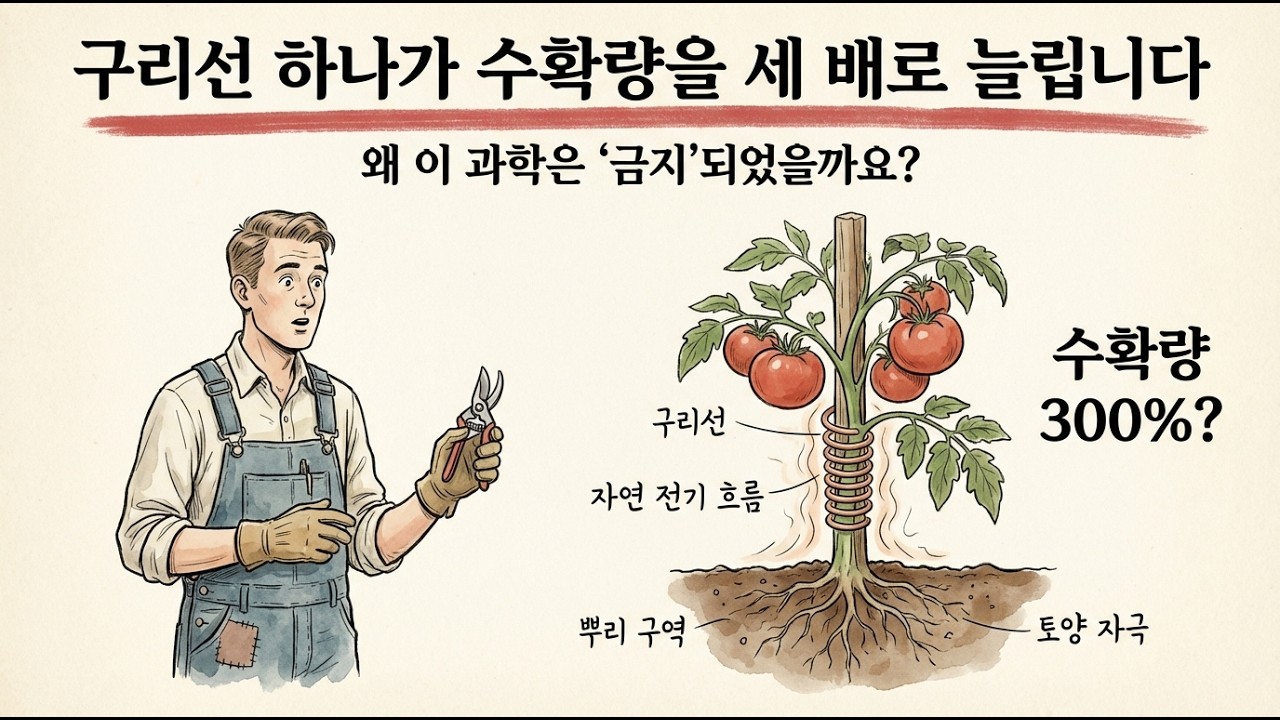 구리선 하나로 수확량이 세 배 — 왜 이 과학은 “금지”되었을까?