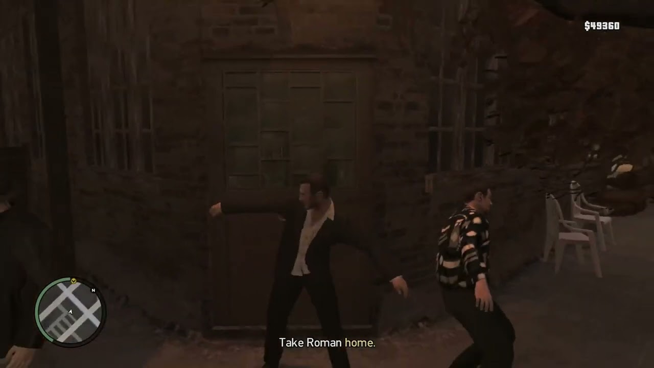 GTA 4  - Roman Hangout 8 & Drunk Dialogue 1