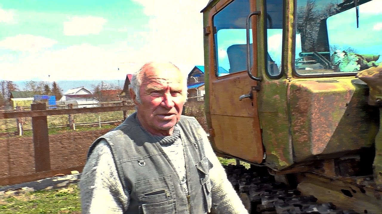 ДЕД ПОКАЗАЛ ВСЁ! РОССИЙСКАЯ, СОВЕТСКАЯ ТЕХНИКА В ОГОРОДЕ!