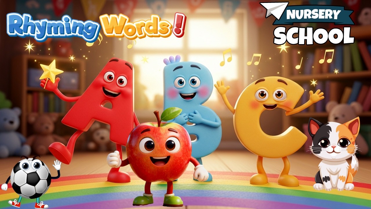 Изучаем алфавит | Фонетическая песенка от А до Я | Изучение алфавита ABC + 3D детские песенки для...