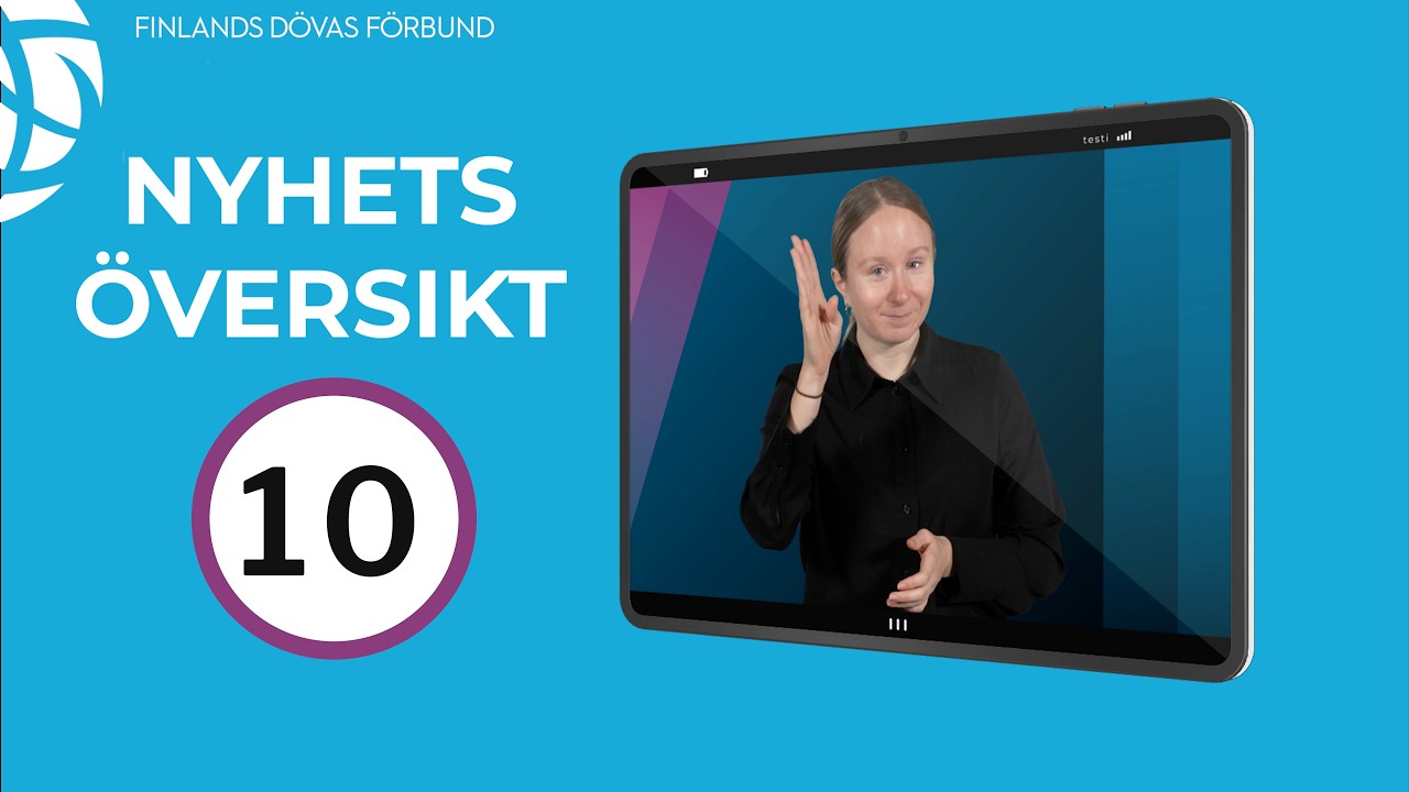 Finlands Dövas Förbunds nyhetsöversikt 5.3.2026