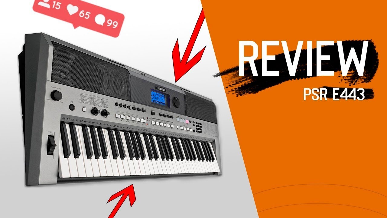 YAMAHA PSR E443//REVIEW COMPLETO -TALES SILVA