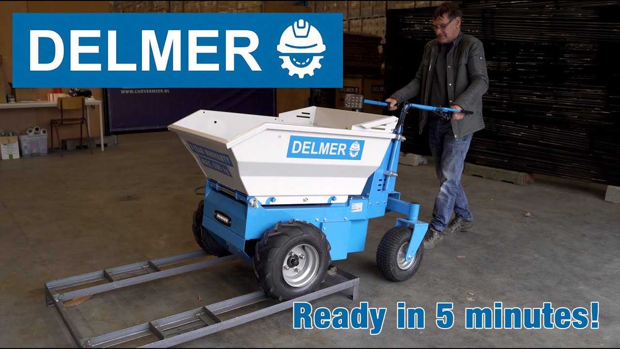 Delmer B.V. - Electric Mini Dumper Assembly: Ready in 5 Minutes!
