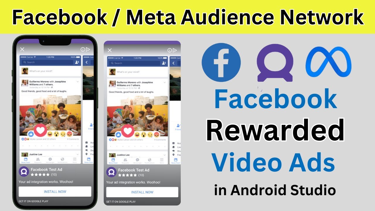 Facebook / Meta Audience Network Ads Implantation 2025 || rewarded video ads