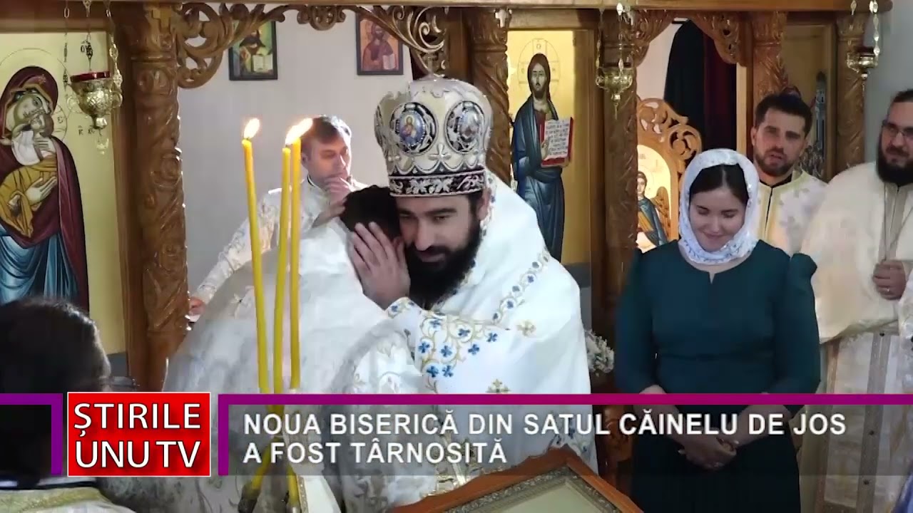 NOUA BISERICĂ DIN SATUL CĂINELU DE JOS A FOST TÂRNOSITĂ