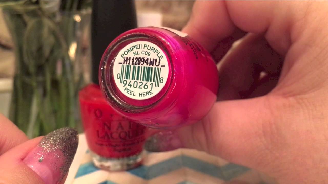 ASMR OPI Nail Polish Collection