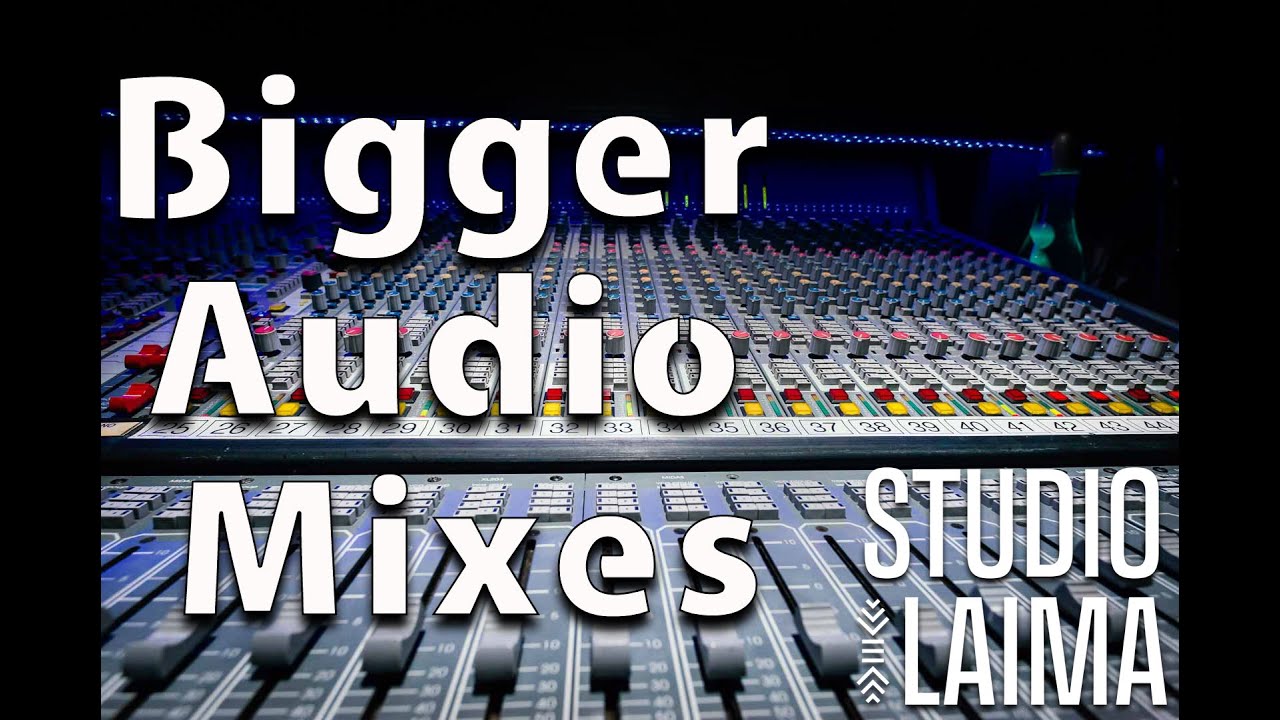 Achieve Bigger Sounding Audio Mixes With an Analog Mixing Desk - Studio Laima