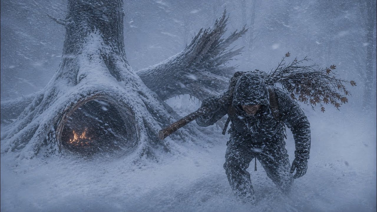 Caught in a -21&deg;C Heavy Snowstorm | How NOT to Freeze to Death! | Extreme Winter Survival camp