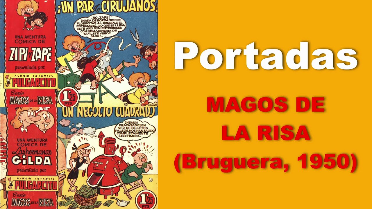 Todas las portadas de la serie Magos de la Risa (Bruguera, 1950)