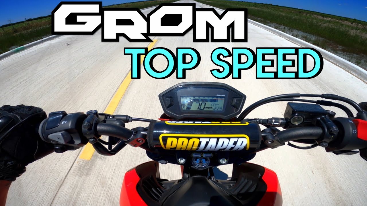 Honda Grom Top Speed Run | 0-70 REAL SLOW + My First Motovlog!