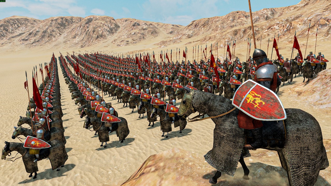 500 Knights Charge 500 Vikings in the Desert — No Shield Wall, No Mercy