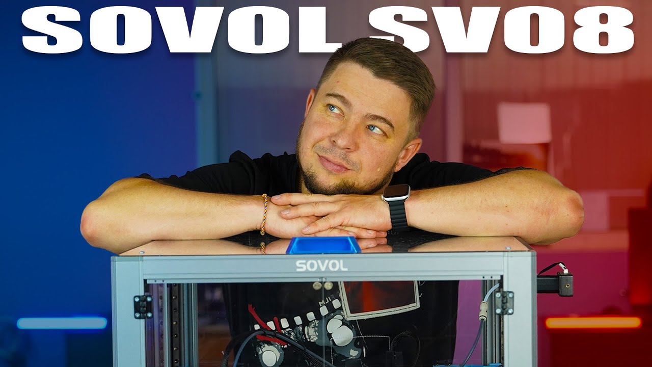 SOVOL SV08 - как там с первым слоем? #3d #3dprinting #sovol