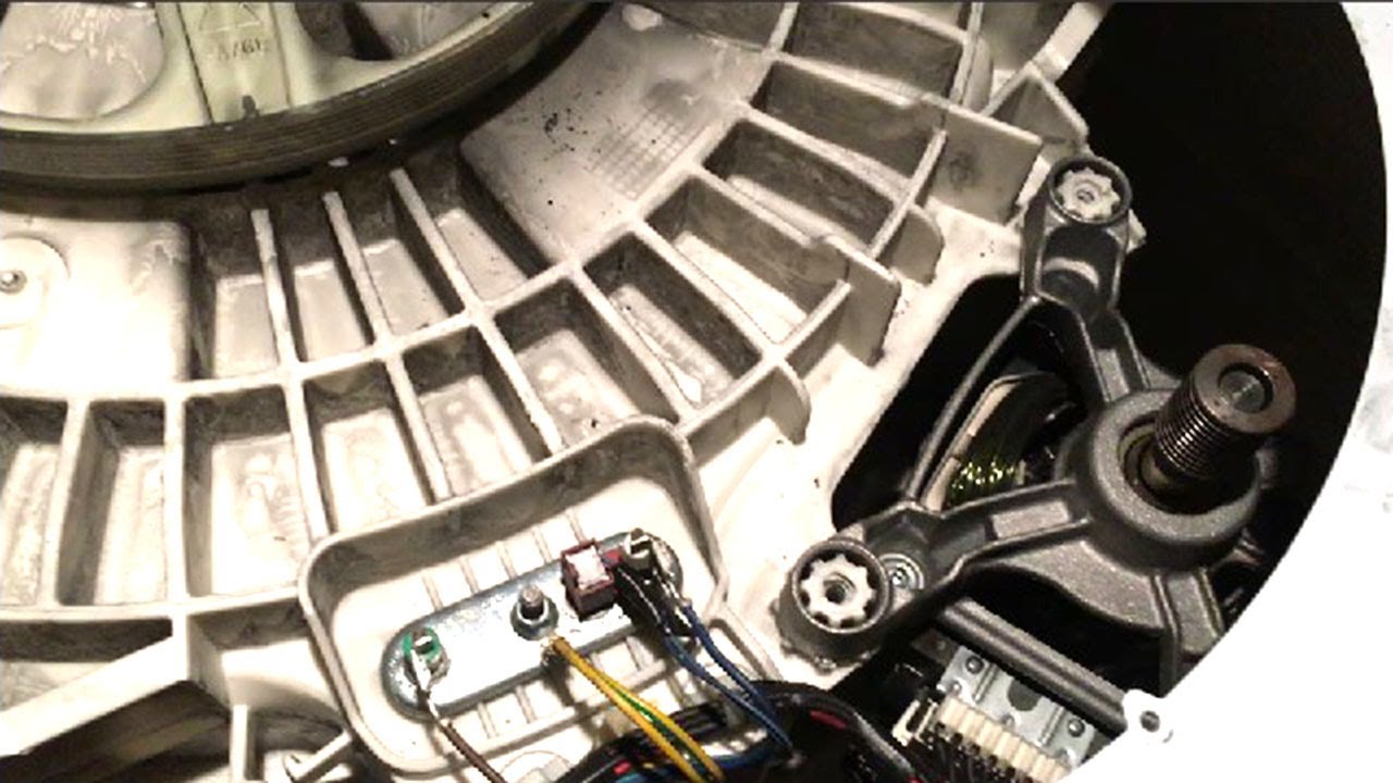 Ремонт двигателя стиральной машины Hotpoint Indesit своими руками с новыми угольными щетками. Про...