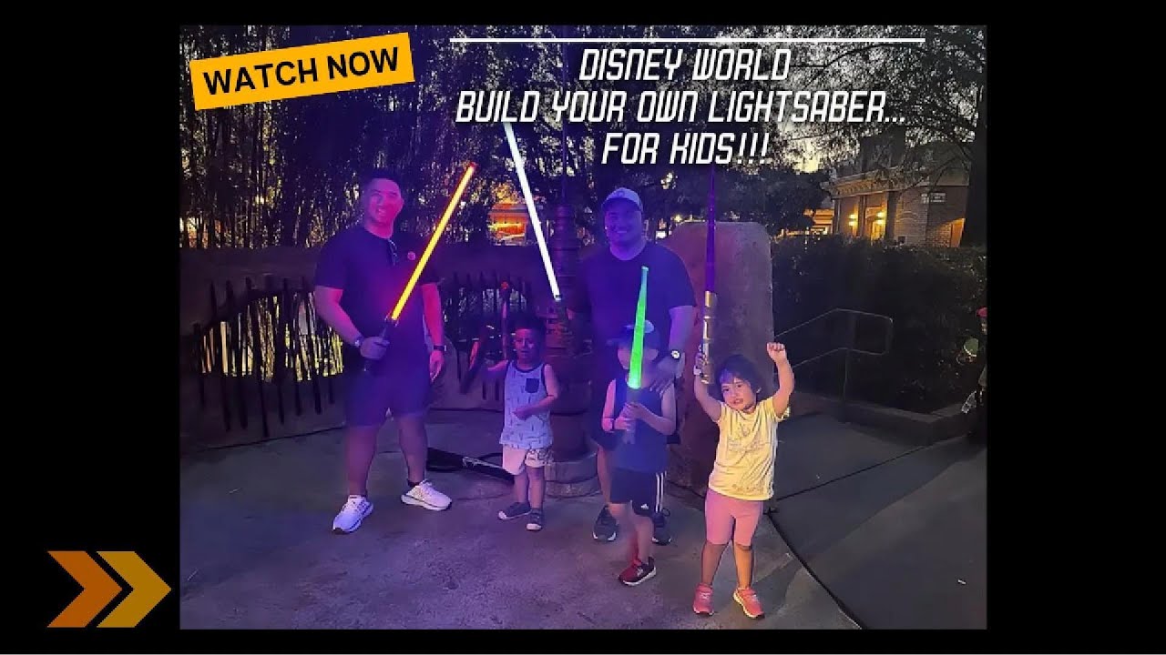 DISNEY WORLD - STAR WARS: Build Your Own Lightsaber For Kids and Adults 2024 Budget Friendly