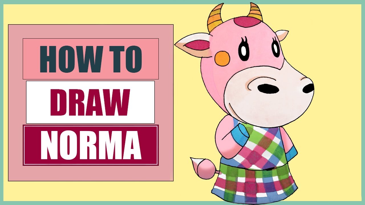How to Draw Anime [NORMA from ANIMAL CROSSING]
