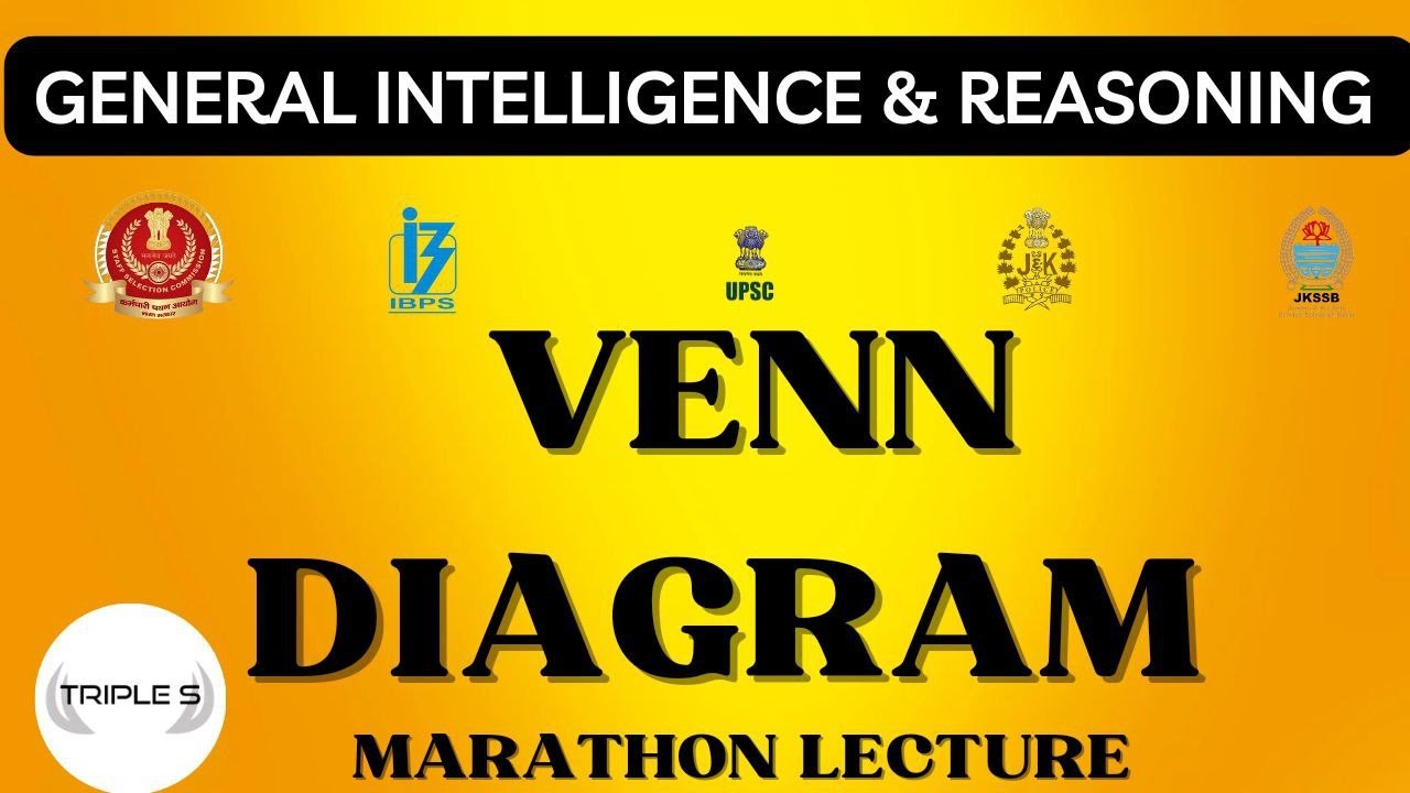 Venn Diagram : Identification & Analysis of Venn Diagram : Reasoning for VLW SSC CGL CHSL MTS