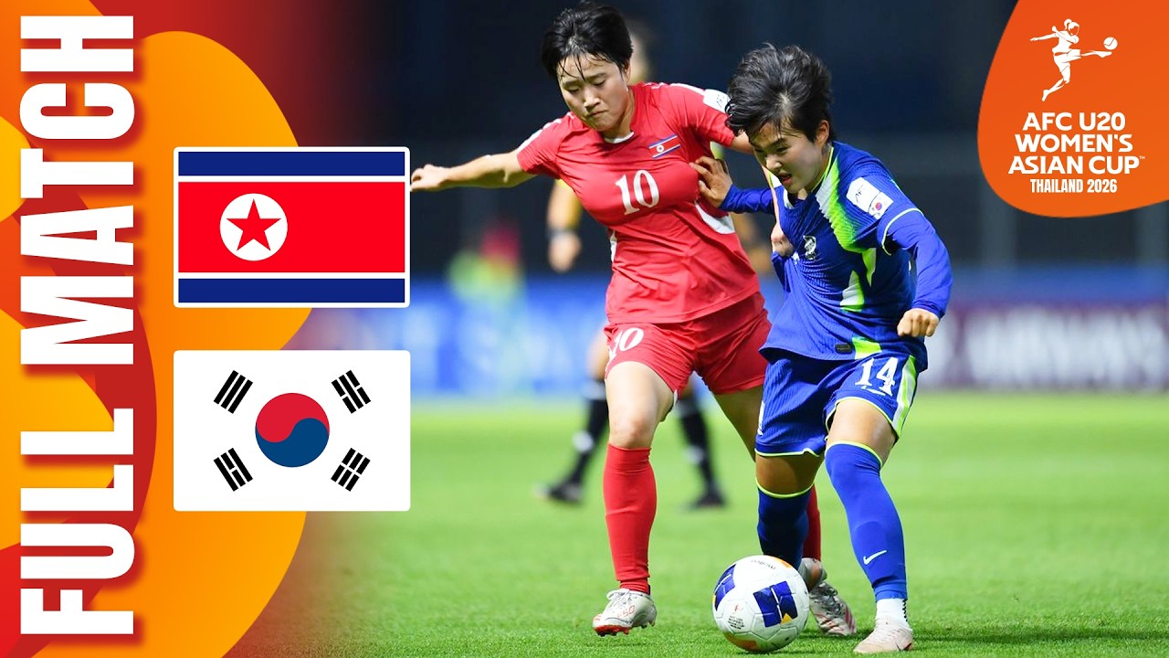 LIVE 🔴 DPR Korea vs Korea Republic | AFC U20 Women's Asian Cup&trade; 2026