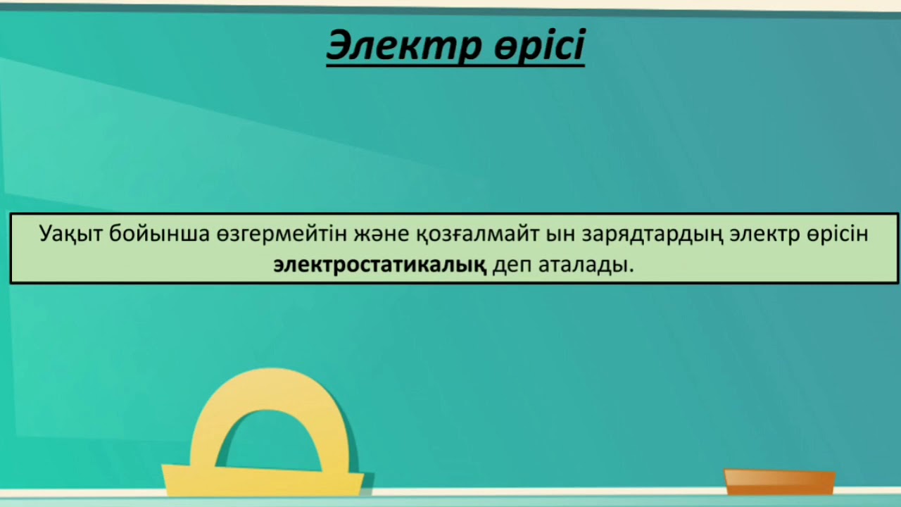20. Электр өрісі, электр өрісінің кернеулігі