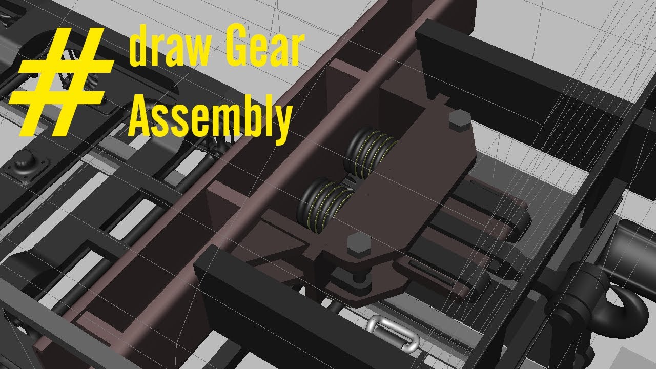 #Draw gear assembly | #screw coupler details | #railway coupling Live