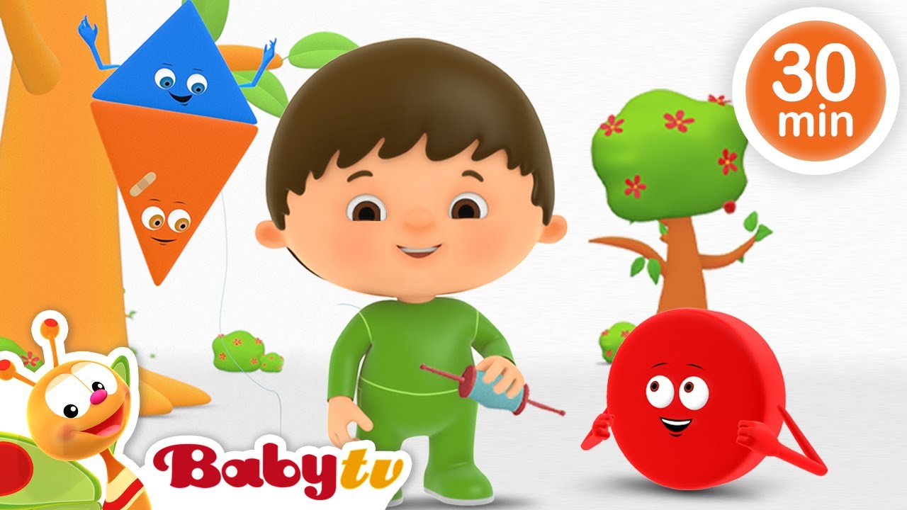 Charlie tem aventuras com seus amigos, as formas 🔴 🟩   | Episódios Completos @BabyTVPT