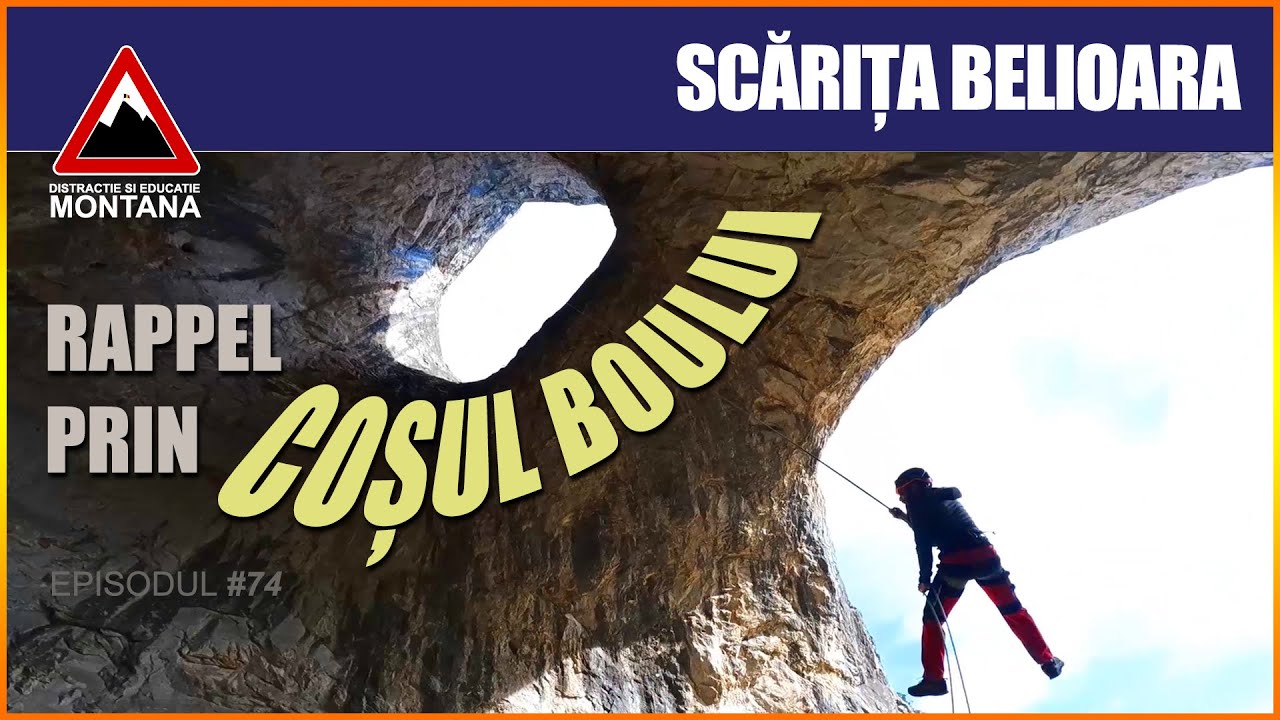 Rappel prin COSUL BOULUI din  Scarita Belioara | IN GOL CAT UN BLOC CU 20 ETAJE