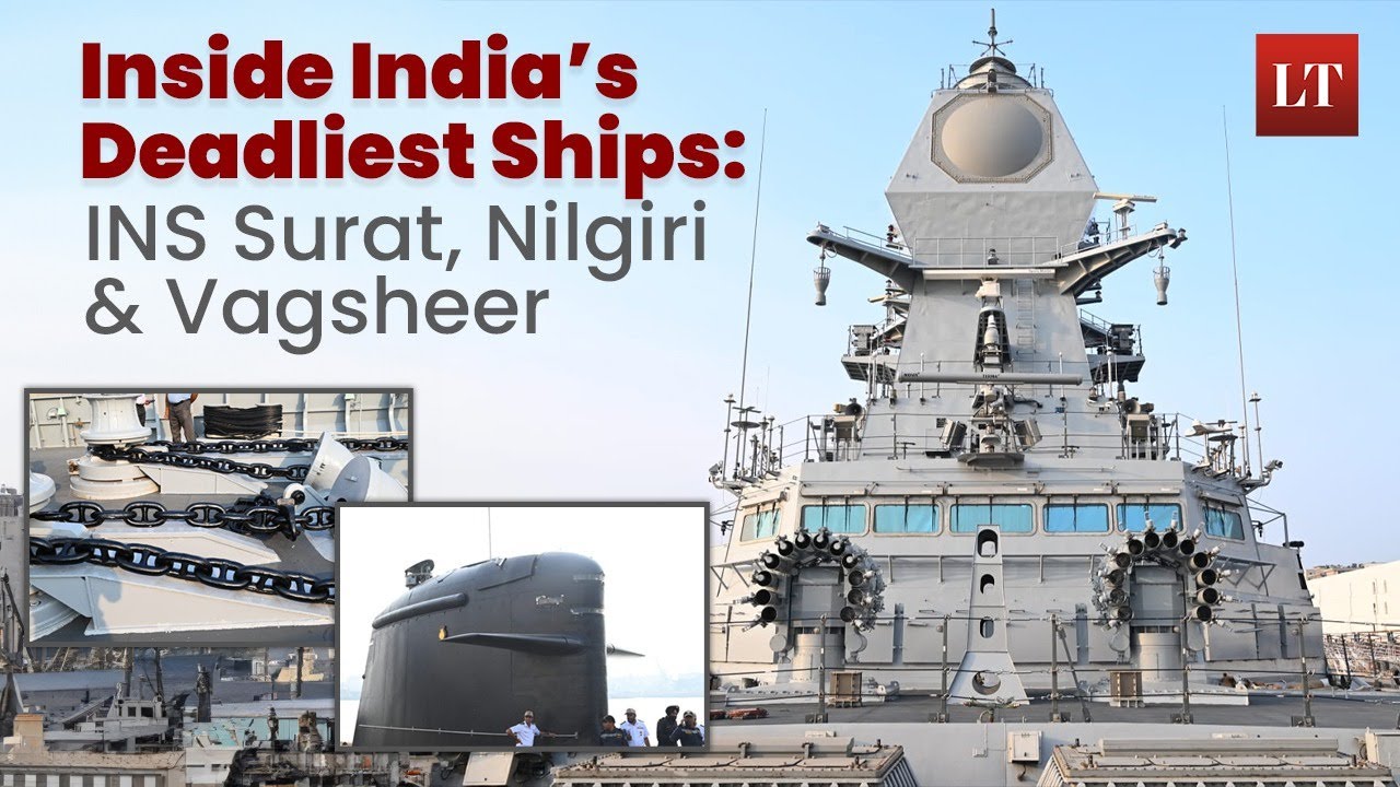 3 Powerful Ships Join Indian Navy | INS Surat, Nilgiri & Vagsheer | 3 New Ships Join Indian Navy